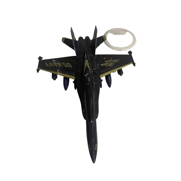 U. S. Navy F/A 18 Hornet Blue Angels Die Cast Pull Back Model - #1 Working 9” - Picture 5 of 15